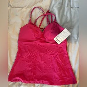 NWT Athleta Pink Triangle Tankini